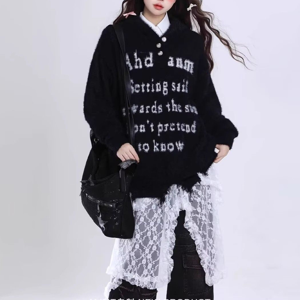 2025年冬新作 メンズ フード付き長袖セーター ユニセック - Street Fashion Men 2025 のレビューと価格