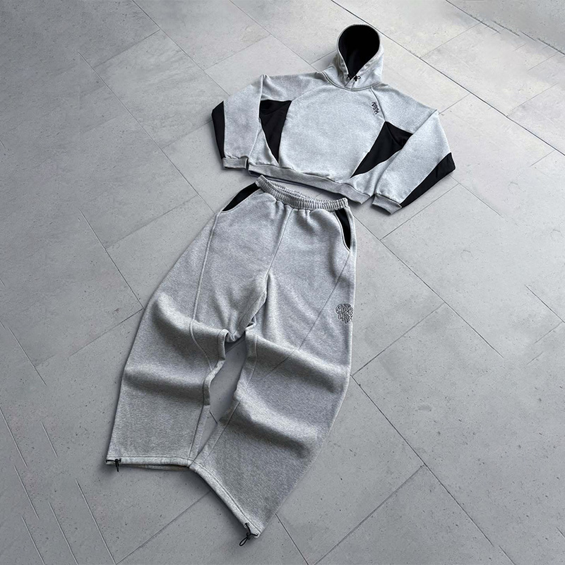 秋冬メンズY2Kストリートウェア ヴィンテージカラーブロック - Street Fashion Y2K のレビューと価格